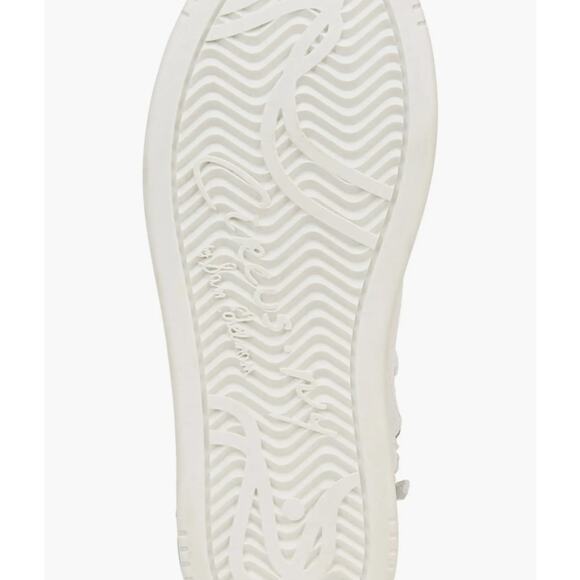 Sam Edelman Irving High Top Platform Sneaker White and Blue High-Top Sneakers - Picture 3 of 10